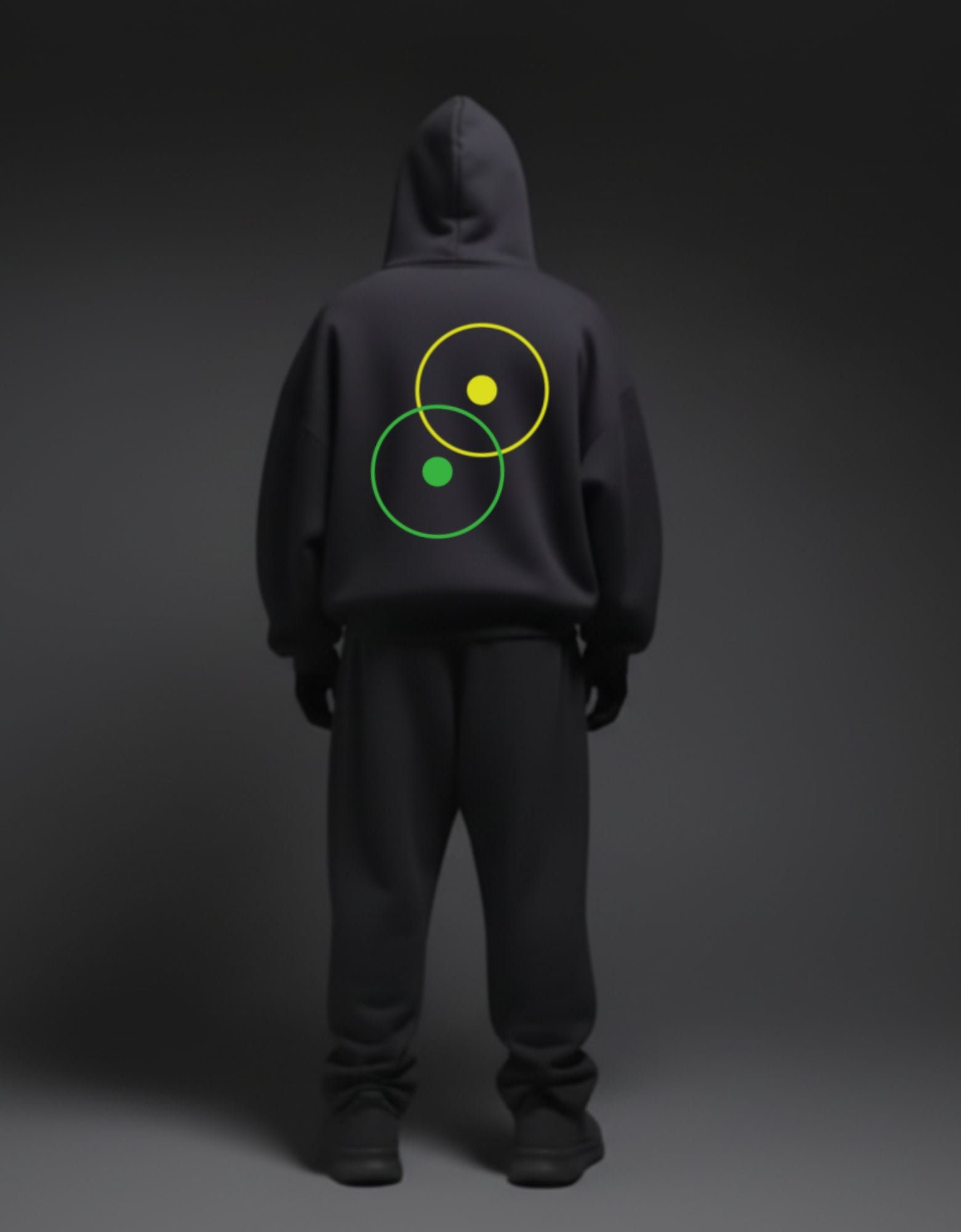 Heavyweight Fleece Hoodie "LET THE POWER SHIFT" Afro